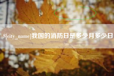 射洪我国的消防日是多少月多少日