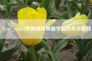 射洪中国消防救援学院历年分数线