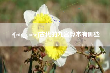射洪古代的九宫算术有哪些