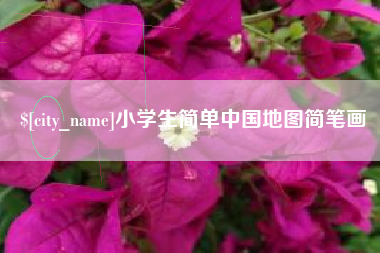 射洪小学生简单中国地图简笔画
