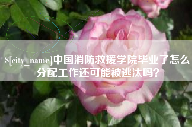 射洪中国消防救援学院毕业了怎么分配工作还可能被逃汰吗？