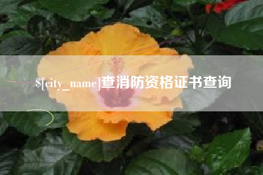 射洪查消防资格证书查询