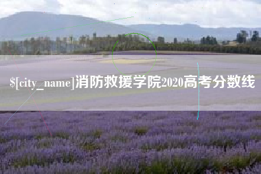 射洪消防救援学院2020高考分数线