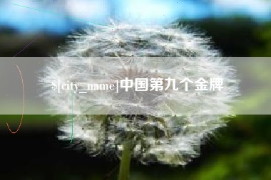 射洪中国第九个金牌