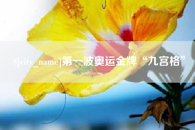 射洪第一波奥运金牌“九宫格”