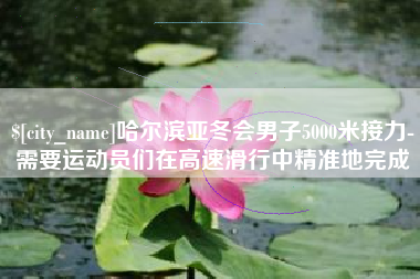 射洪哈尔滨亚冬会男子5000米接力-需要运动员们在高速滑行中精准地完成