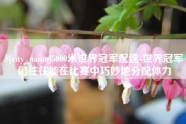 射洪5000米世界冠军配速-世界冠军们往往能在比赛中巧妙地分配体力