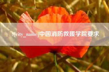 射洪中国消防救援学院要求