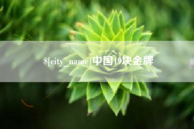射洪中国19块金牌