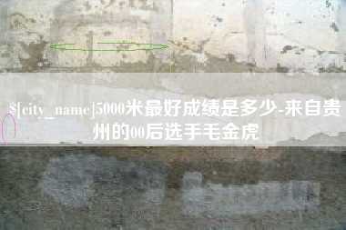 射洪5000米最好成绩是多少-来自贵州的00后选手毛金虎