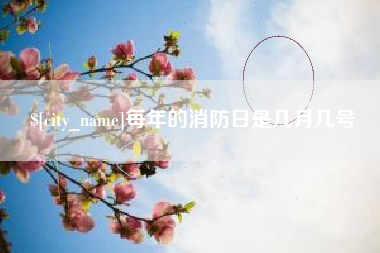 射洪每年的消防日是几月几号