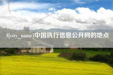 射洪中国执行信息公开网的地点