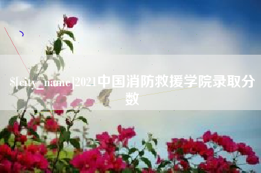 射洪2021中国消防救援学院录取分数