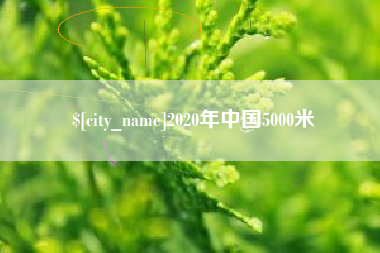 射洪2020年中国5000米